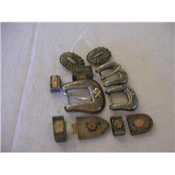 Ranger Sterling Buckles, Keepers  11 pieces
