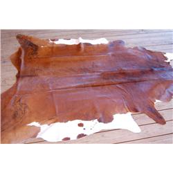 Red and white Cowhide