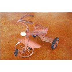 Vintage tricycle red and white