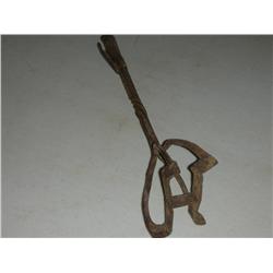 Hand forged branding iron