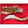 Image 1 : Hand made knife deer hide sheath