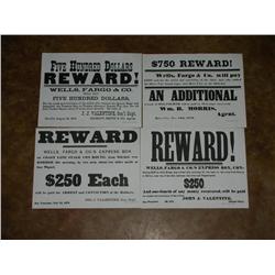 4 reward posters copies
