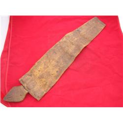 very old fragile leather