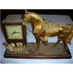 Vintage horse clock