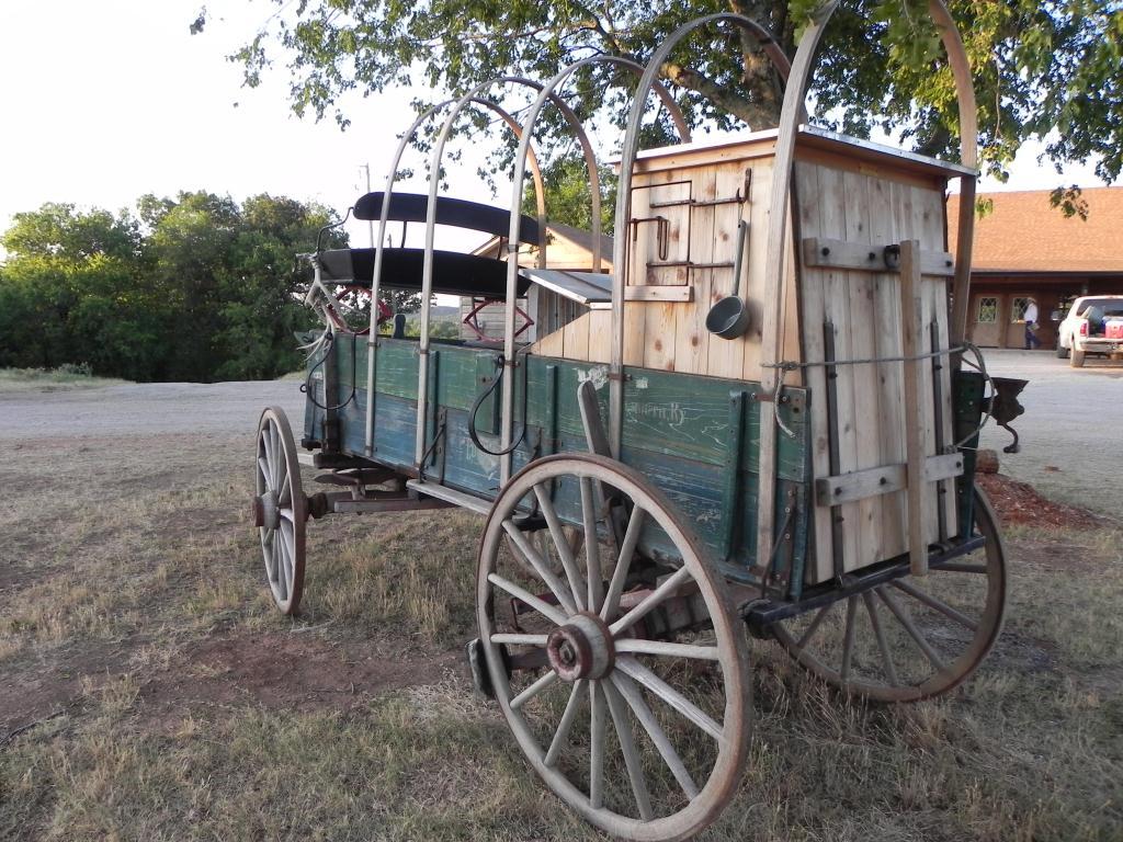 Chuck wagon originalChuck box built by Waynes wagon works in Amarillo