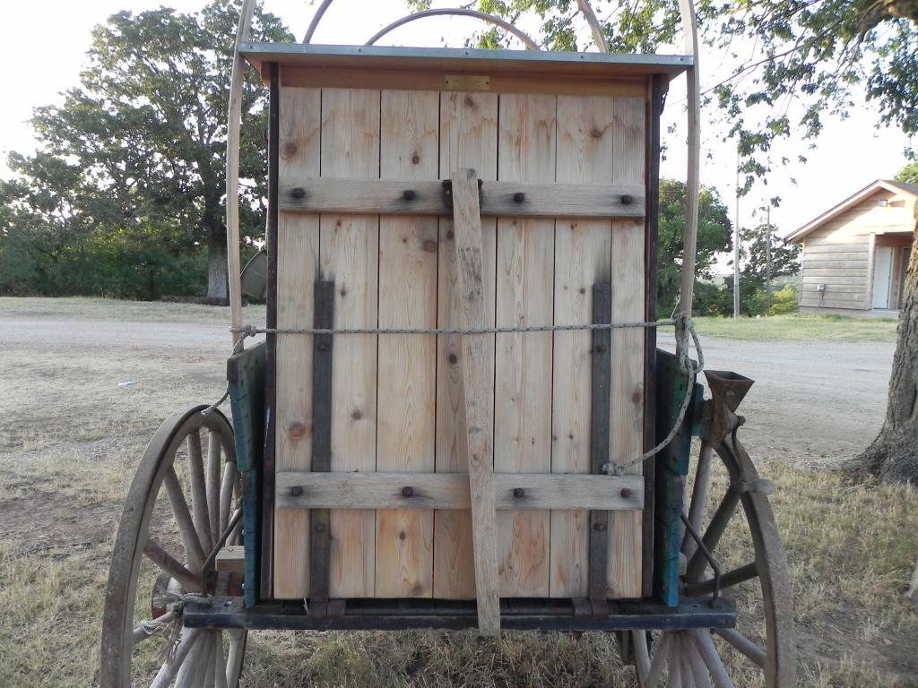 Chuck wagon originalChuck box built by Waynes wagon works in Amarillo