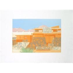 S/N Meyers Taliesin West, Scottsdale, AZ Etching