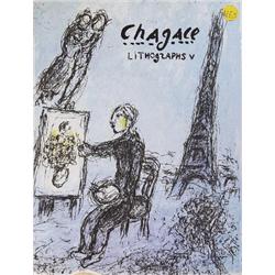 1984 Chagall Lithographs V (1974-1979) Book