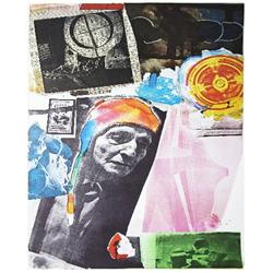 S/N 1967 Rauschenberg Frederick Kiesler Print