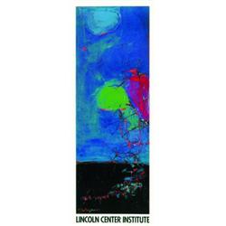 Hollingsworth Nocturne in Blues & Magentas Poster