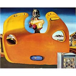 Dali Memory of the Child-Woman Poster