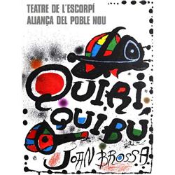 1976 Miro Quiriquibu Lithograph