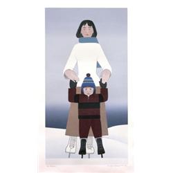 Signed 1994 Barnet The Skaters Serigraph