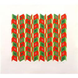 Signed 1974 Latimer Screens Serigraph