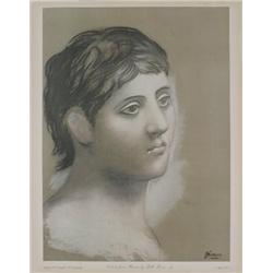 Picasso Tete de Jeune Homme Poster