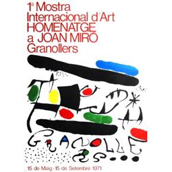 1971 Homenaje A Joan Miro Lithograph