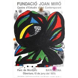 1975 Opening of the Fundacio Joan Miro Lithograph