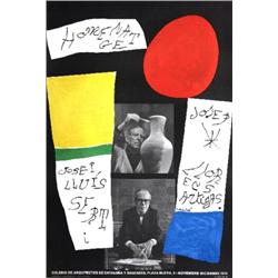 Miro Homenatge A Sert I Artigas Lithograph