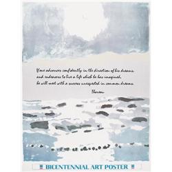 1975 Porter Bicentennial Art (1776-1976) Poster