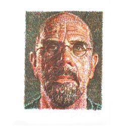 Signed 2007 Close Self Portrait Serigraph