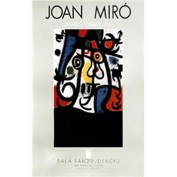1986 Miro Sala San Prudencio Poster