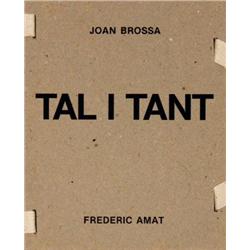 Signed Brossa & Amat Tal I Tant Book