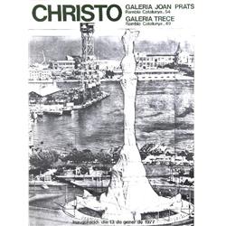 1977 Christo Galeria Joan Prats Lithograph
