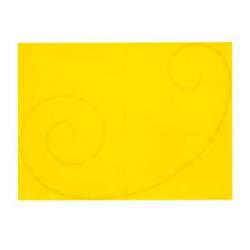 S/N Mangold Yellow Curled Figure Serigraph