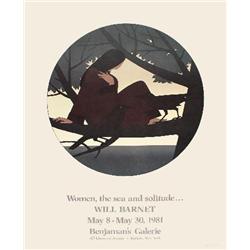 1981 Barnet Women, the Sea and Solitude Poster