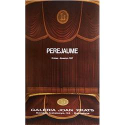1987 Perejaume Galeria Joan Prats Poster