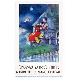 1977 Chagall The Lovers Poster