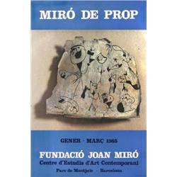 1985 Miro De Prop Poster