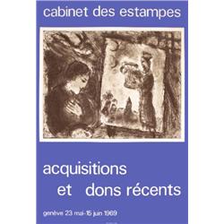 1969 Chagall Cabinet Des Estamps Poster
