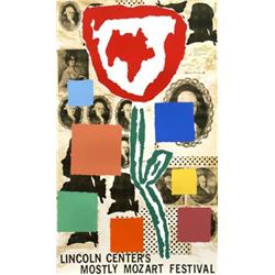 1995 Baechler Mostly Mozart Serigraph