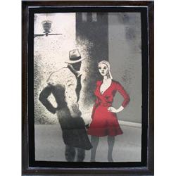 Signed Kitaj Woman of the People Lithograph