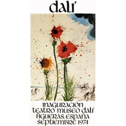 1974 Dali Inaguracion Teatro Museo Dali Poster