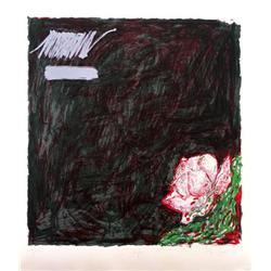 Signed 1983 Steir Bread Fruit Serigraph