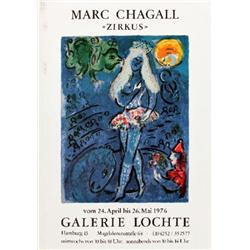 1976 Chagall Zirkus Poster