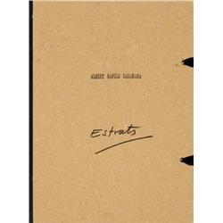Signed Rafols-Casamada Estrats Poems Visuals Book