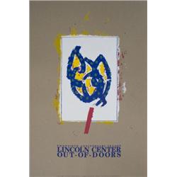 1990 Goldberg Lincoln Center Serigraph