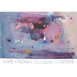 2000 Frankenthaler Grey Fireworks Serigraph