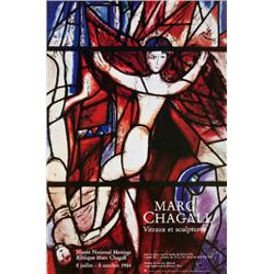 1984 Chagall Vitraux et Sculptures Poster