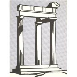 1964 Lichtenstein Temple Poster