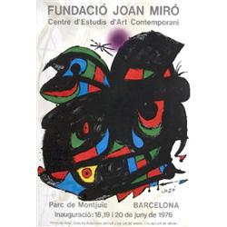 1976 Miro Fundacio Joan Miro Lithograph