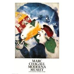 1982 Chagall La Vie Paysanne Poster