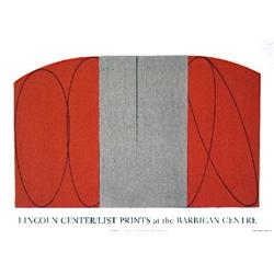 1997 Mangold Red/Gray Zone Serigraph