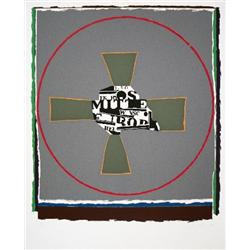 Signed 1983 Plagens List Art Posters Serigraph