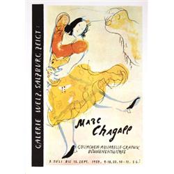 Chagall Galerie Welz (Restrike) Poster