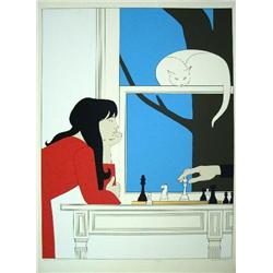 Signed 1975 Barnet Seventh Season Serigraph