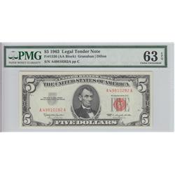 $5 1963 PMG 63 EPQ